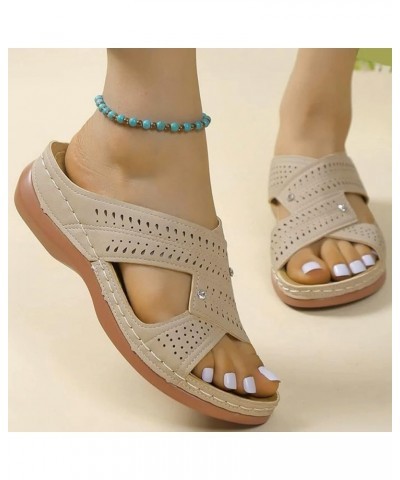 Womens Orthopedic Sandals with Arch Support Orthopedic Flip Flops for Women Sandals Women Dressy Summer Sandals for Women wit...