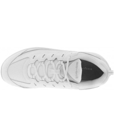 Womens Romy Leather Walking Shoes White-silver-glitter $25.44 Athletic Shoes