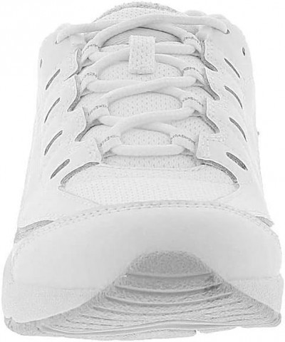 Womens Romy Leather Walking Shoes White-silver-glitter $25.44 Athletic Shoes