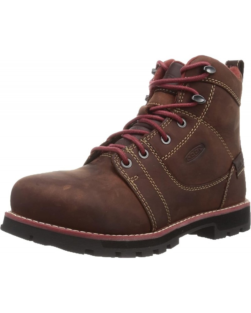 Women's Seattle 6inch Alloy ToeWaterproof Work Boots Gingerbread/Black $69.98 Work & Safety Shoes