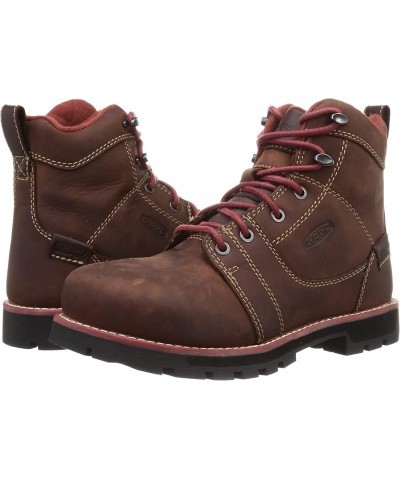 Women's Seattle 6inch Alloy ToeWaterproof Work Boots Gingerbread/Black $69.98 Work & Safety Shoes