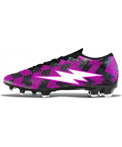 Unisex-Adult Soccer Boots Spikes Shoes Athletic Outdoor Waterproof Professional Football Lightweight Training Cleats Firm Gro...