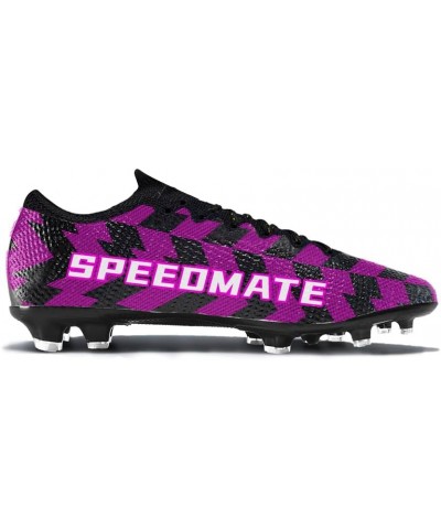 Unisex-Adult Soccer Boots Spikes Shoes Athletic Outdoor Waterproof Professional Football Lightweight Training Cleats Firm Gro...