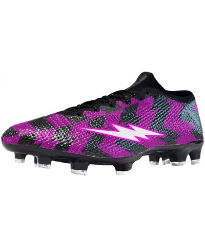 Unisex-Adult Soccer Boots Spikes Shoes Athletic Outdoor Waterproof Professional Football Lightweight Training Cleats Firm Gro...