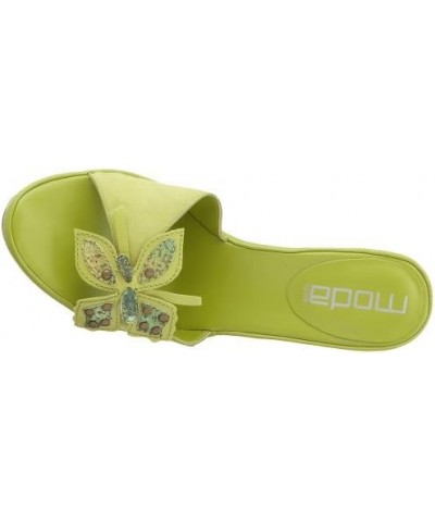 Women's Rhona Wedge Slide Lime $33.73 Sandals