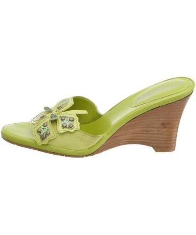 Women's Rhona Wedge Slide Lime $33.73 Sandals