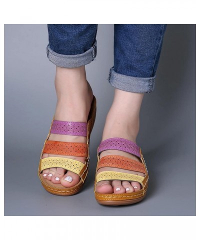 Earth Spirit Sandals for Women Size 91/2 Leisure Breathable Fashion Women's Women's sandals Yellow $14.35 Sandals