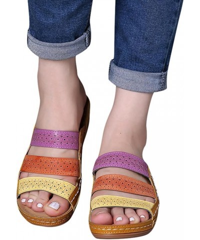 Earth Spirit Sandals for Women Size 91/2 Leisure Breathable Fashion Women's Women's sandals Yellow $14.35 Sandals