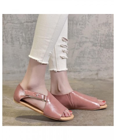 women sandals size 8 lavender heels dress sandals block heel sandals sandals for women dressy Z 11-pink $19.68 Fashion Sneakers