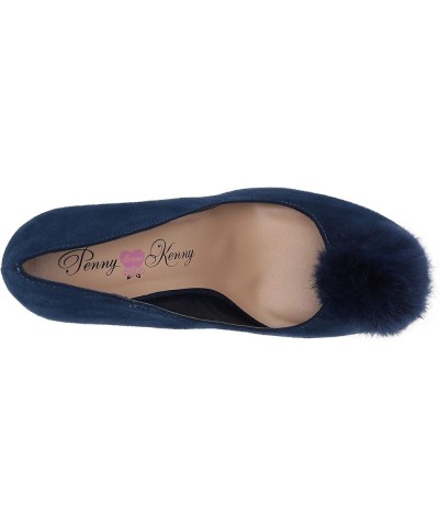 Women's Riz Ballet Flat Navy Micro Suede $36.42 Flats