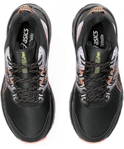 Women's GEL-VENTURE 9 Running Shoes Black/Sun Coral $33.12 Outdoor Shoes