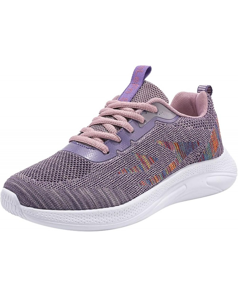 Women's Canvas Slip On Shoes Casual Flats Comfort Sneakers, Womens Sneakers Size 11 White Sneakers for Women Z 04-purple $20....