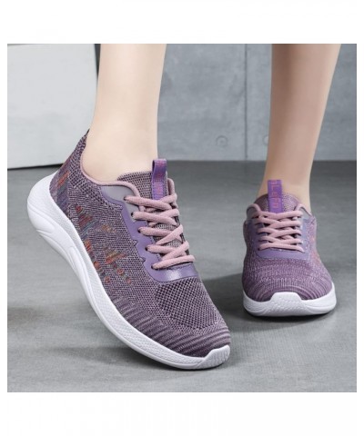 Women's Canvas Slip On Shoes Casual Flats Comfort Sneakers, Womens Sneakers Size 11 White Sneakers for Women Z 04-purple $20....