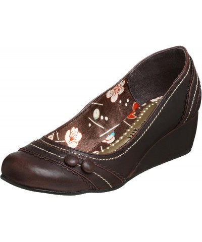 Women's Rockinn Wedge Brown $15.46 Sandals