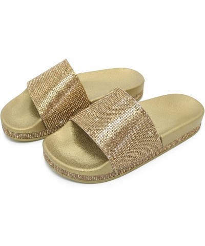 Flip Flops For Women Beach 49Ers Slides Sandals For Women Recovery Slides Womens Sandals Women Beach Flats Sh J-gold $11.44 S...