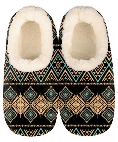 Ebohemia Aztec Slippers for Women Men Geometric Motif Indoor Non-Slip Slippers Socks Warm Comfy Soft House Slippers Bedroom F...