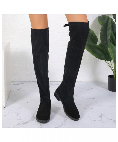 Over the Knee Boots for Women,Women's Thigh High Boots,Womens Mid Wide Chunky Heels Fashion Comfy Long Fall Winter Boots Ladi...