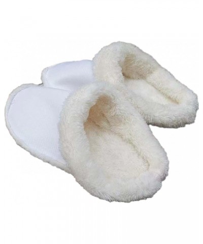 Liner Plush Slippers Cover, Winter Warm Shoe Cover, Slippers Liner, Soft Slippers Plush Liner, white, 19cm $6.00 Slippers