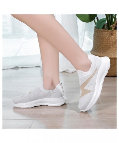 Canvas Slip On Sneakers Running Sneakers for Women White Sneakers for Women Womens Slip On Sneakers Z 02-white $22.85 Athleti...