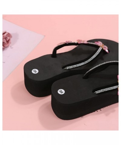 Women's Arch Support Orthopedic Flip-Flop Thong T-Strap Sandals Strappy Lace Up Boho Flat Mules Shoes 99-hyems-pink-7 $8.77 L...