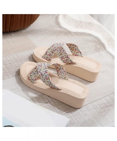 Fashion Spring And Summer Women Slippers Thick Bottom Wedge Heel Colorful Flowers Open Therapeutic Slippers for A $11.06 Slip...