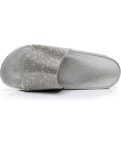 Women Flip Flop Slippers Pool Slides For Women Brown Sandals Women Dress Sandals For Women Sandals Women Sand 8-silver $9.28 ...