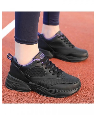 Women's Air Cushion Slip-On Walking Shoes, Casual Mesh Fashion Sneakers Christmas White Canvas Sneakers Purple $22.67 Fashion...