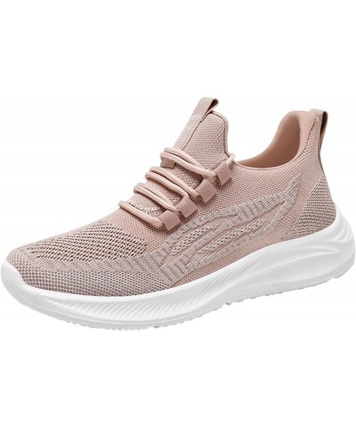 Womens Running Shoes Lightweight Walking Tennis Shoes Non Slip Comfortable Sneakers - Women's Sneakers Pink-1 $16.00 Athletic...