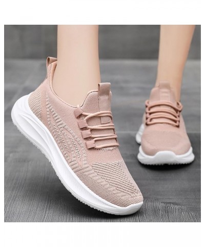 Womens Running Shoes Lightweight Walking Tennis Shoes Non Slip Comfortable Sneakers - Women's Sneakers Pink-1 $16.00 Athletic...