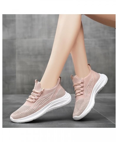 Womens Running Shoes Lightweight Walking Tennis Shoes Non Slip Comfortable Sneakers - Women's Sneakers Pink-1 $16.00 Athletic...