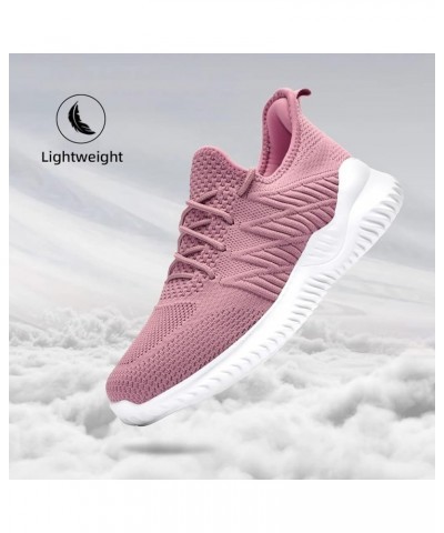 Womens Walking Tennis Shoes Fashion Slip on Comfortable Lightweight Memory Foam Athletic Casual Sneakers for Running Gym Work...