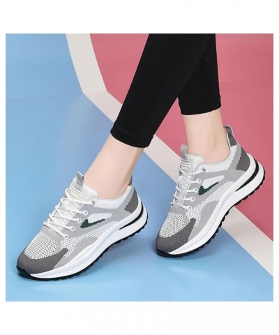 Womens Trainers Volleyball Shoes Plantar Fasciitis Shoes Arch Support Working Shoes Chunky Sneakers Cute Athletic Shoes Grey ...