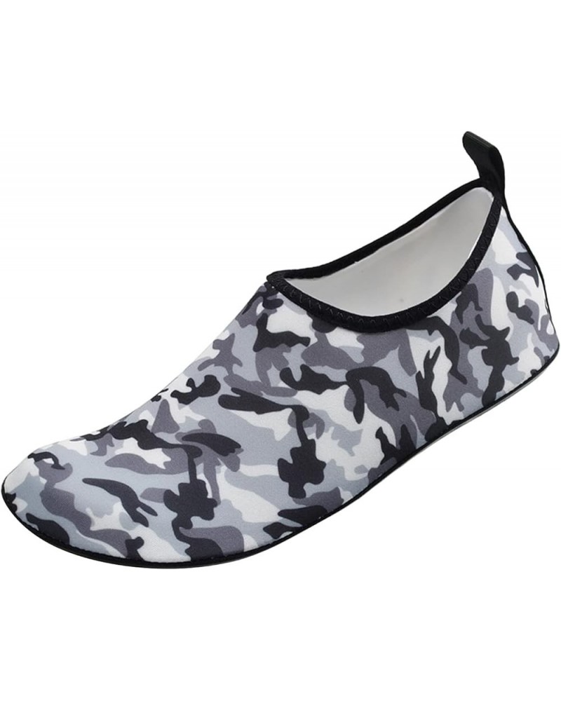 Men and Women Swimming Shoes Light Swimming Shoes Wading Diving Beach Shoes Women Yoga Skin Mens Shoes Casual Camouflage $10....