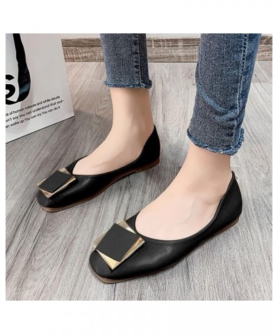 Flats Shoe for Women Women Foldable Portable Travel Ballet Flat Roll Slipper Shoes Dance Party Shoes Z 12-black $11.81 Sandals