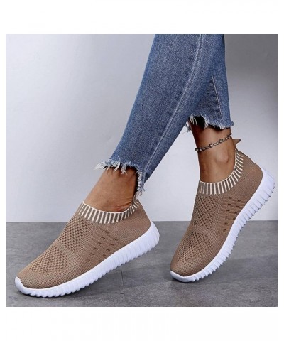 Fashion Unisex Sneakers Women Casual Shoes Breathable Mesh Walking Shoes Spring Summer Soft Flat Shoes 43 Grey $28.67 Fashion...