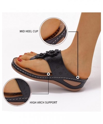 Plantar Fasciitis Sandal Casual Walking Shoes Orthopedic Arch Diabetes Support 2023 Sandals Women Fashion Brown Slides for Wo...