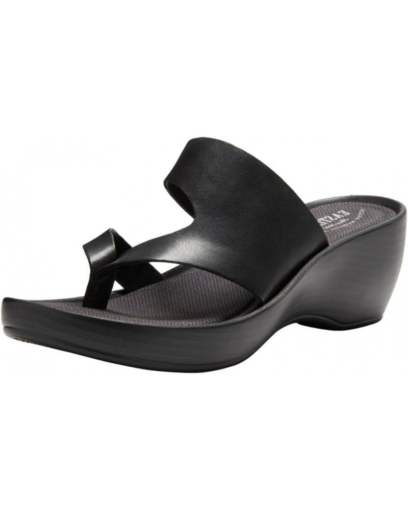 Women's Laurel Wedge Sandal Black $27.30 Sandals