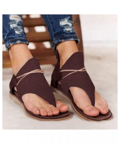 Summer Shoes Sandals, Women's Ladies Casual Camouflage Flip Flops Comfy Sandals Zipper Shoes Women Shoes E-brown $14.24 Sandals