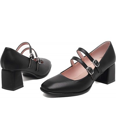 Women Pumps Marry Jane Shoes with Buckle $30.81 Pumps