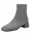 Ankle Boots Chunky Heel Cowboy Boots Boots for Women Knee High Sexy Fashion Bow Snow Boots Grey-1 $19.11 Boots