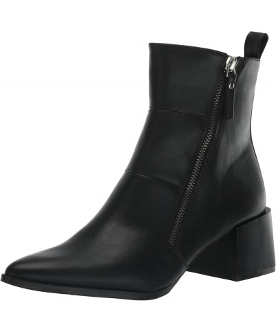 Women's Wide Fit Ankle Boot Yasmin Fashion Black $25.11 Boots