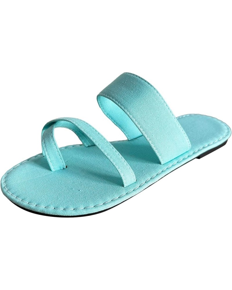 Womens Flip Flop Socks Washable Slippers Sandals Slides For Women Brown For Women Wedge Sandals For Women Bal Mint Green-1 $1...