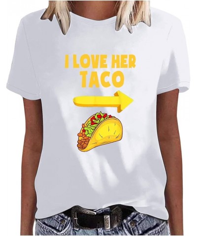 Womens Mexico USA May 5 Colorful Printed Party T Shirt Shirts Women Casual White $11.33 Sandals