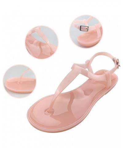 Hiking Sandals Women Strap Sandals For Womens Mules Flats Women Sandals Comfortable Beach Black Flats For Pink-f $11.12 Sandals