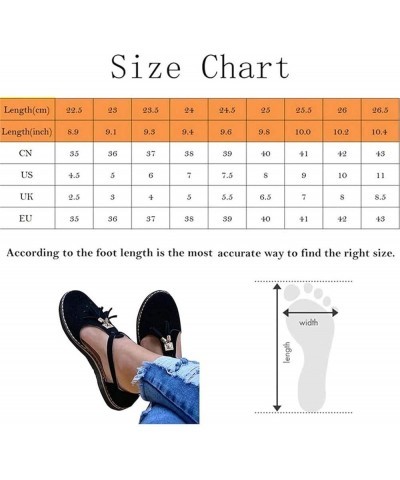 Sandals for Women,Womens Tassel Leather Platform Sandal Closed Toe Buckle Shoes Ankle Strap Heeled Casual Shoes,Brown,US7.5/E...