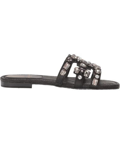 Womens Bay Radiant Slide Sandal Black Jewel Woven $39.79 Sandals