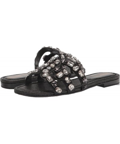 Womens Bay Radiant Slide Sandal Black Jewel Woven $39.79 Sandals