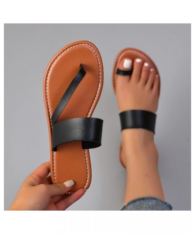 Women's Slippers Size 8 Wide Width Women Slippers Fashion New Pattern Flip Flop Bedroom Slippers for Women Black $13.35 Slippers