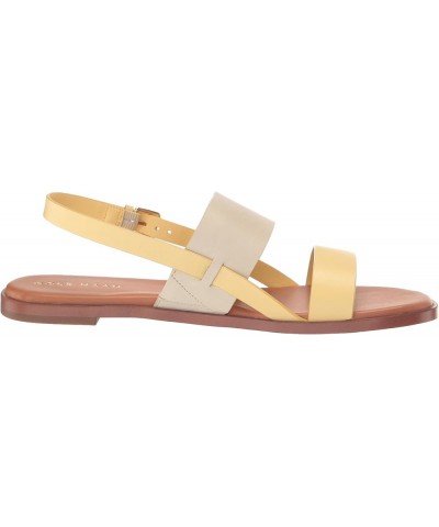 womens Flynn Flat Sandal Gold/Ivory $33.84 Sandals