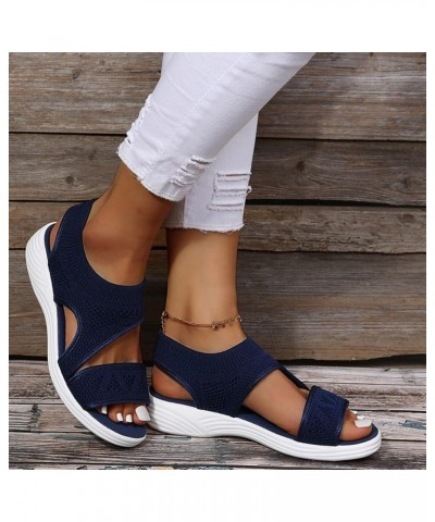 Block Heels for Women Platform Espadrilles Sandals Low Block Chunky Heeled Open Toe Lace Up Casual Slipper Sandals 27-lwvqg-b...